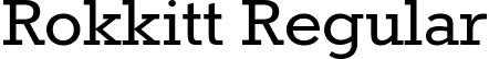 Rokkitt Regular font - Rokkitt-Regular.ttf