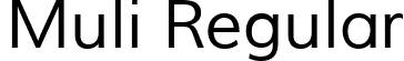 Muli Regular font - Muli-Regular.ttf