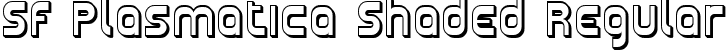 SF Plasmatica Shaded Regular font - SFPlasmaticaShaded.ttf