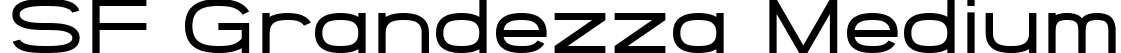 SF Grandezza Medium font - SFGrandezza-Medium.ttf