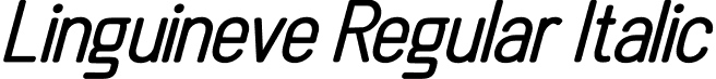 Linguineve Regular Italic font - Linguineve Regular Italic.otf