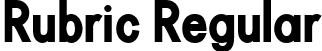 Rubric Regular font - Rubric Regular.ttf