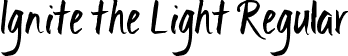 Ignite the Light Regular font - IgniteTheLight.ttf