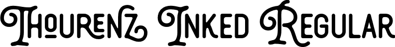 Thourenz Inked Regular font - Thourenz-Inked.otf