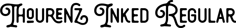 Thourenz Inked Regular font - Thourenz-Inked.ttf