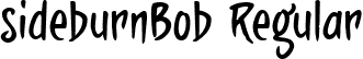 sideburnBob Regular font - SBBTRIAL.ttf