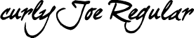 curlyJoe Regular font - CURJTRIAL.otf