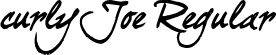 curlyJoe Regular font - CURJTRIAL.ttf