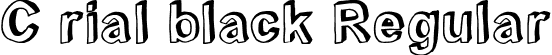 C rial black Regular font - CRBLATRIAL.otf