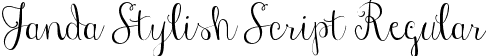 Janda Stylish Script Regular font - JandaStylishScript.ttf