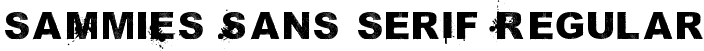 saMmiEs Sans serIf Regular font - Sammies_sansserif.ttf