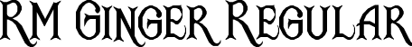 RM Ginger Regular font - rm_ginger.ttf