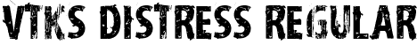 vtks distress Regular font - vtks distress.ttf