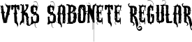 VTKS SABONETE Regular font - VTKS SABONETE.ttf