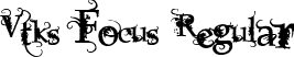 Vtks Focus Regular font - Vtks Focus.ttf