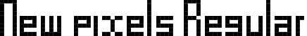 New pixels Regular font - SD TinyPixy.ttf