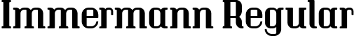 Immermann Regular font - immermann.ttf