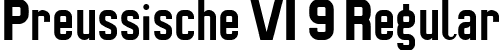 Preussische VI 9 Regular font - PreussischeVI9Ag2.ttf