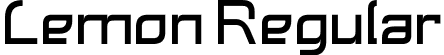 Lemon Regular font - lemon.ttf