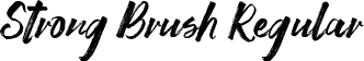 Strong Brush Regular font - Strong Brush.ttf