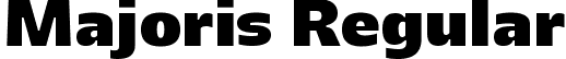 Majoris Regular font - Majoris.ttf