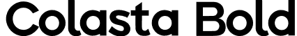 Colasta Bold font - Colasta-Bold.ttf