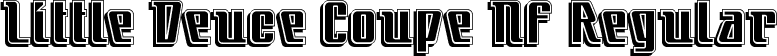 Little Deuce Coupe NF Regular font - LittleDeuceCoupeNF.ttf