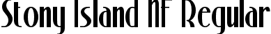 Stony Island NF Regular font - StonyIslandNF.ttf