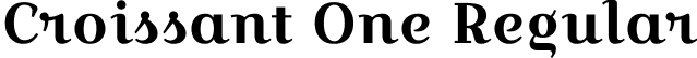 Croissant One Regular font - CroissantOne-Regular.ttf