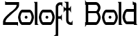 Zoloft Bold font - zolofbi_.ttf