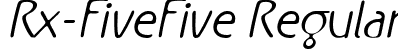 Rx-FiveFive Regular font - RxFF__.ttf