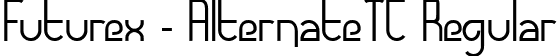 Futurex - AlternateTC Regular font - FUTUATC_.ttf