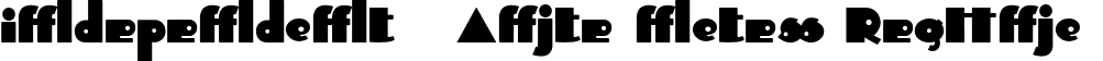 Independant - Alternates Regular font - INDEPALT.ttf