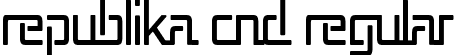 Republika Cnd Regular font - REPUCN__.ttf