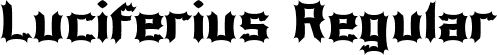 Luciferius Regular font - LUCIFER_.ttf