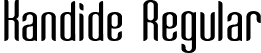 Kandide Regular font - KANDIDE_.ttf