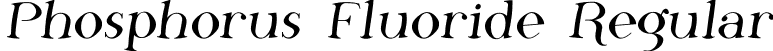 Phosphorus Fluoride Regular font - Phosf___.ttf