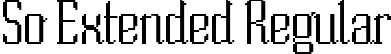 So Extended Regular font - SOEXT___.ttf