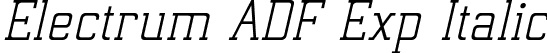 Electrum ADF Exp Italic font - ElectrumADFExp-Oblique.otf