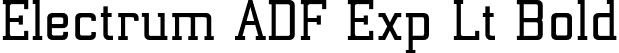 Electrum ADF Exp Lt Bold font - ElectrumADFExp-SemiBold.otf