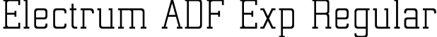 Electrum ADF Exp Regular font - ElectrumADFExp-Regular.otf