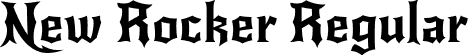 New Rocker Regular font - NewRocker-Regular.ttf