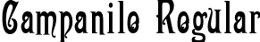 Campanile Regular font - Campanile.ttf