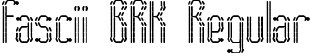 Fascii BRK Regular font - fascii.ttf