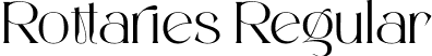 Rottaries Regular font - Rottaries Regular.ttf