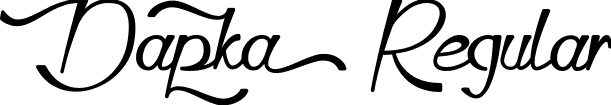 Dapka Regular font - Dapka.ttf