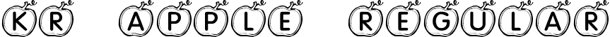 KR Apple Regular font - KR Apple.ttf