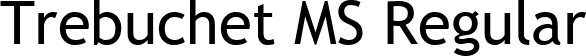 Trebuchet MS Regular font - trebuc.ttf