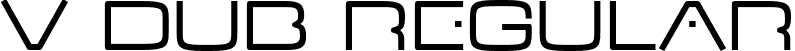 V Dub Regular font - v dub.otf