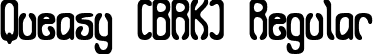 Queasy (BRK) Regular font - queasy.ttf